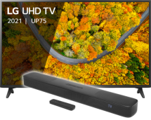 UHDTV 4K 50UP75006LF+JBL multibeam 5
