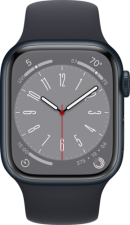 Apple Watch Series 8 GPS + Cellular 45mm Midnight Aluminium Case with Midnight S