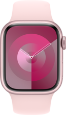 Apple Watch Series 9 GPS + Cellular 41mm Pink Aluminium Case with Light Pink Spo